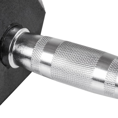 Lifeline Fitness Hex Rubber Dumbbell, 50lbs LLHRD50